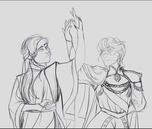 Sketch Two Characters